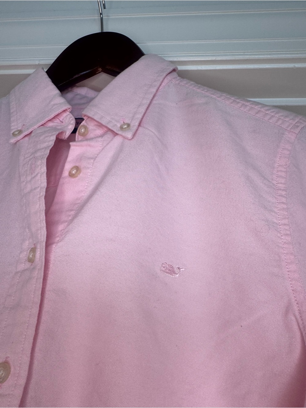 Woman’s Vineyard Vines Pink Button - Down Dress Shirt Casual Lux Preppy 8 Medium